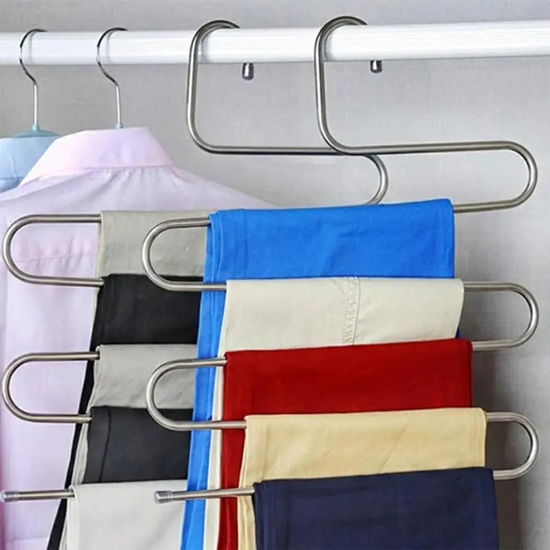 5 layers Stainless Steel Clothes Hangers