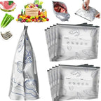10 pcs Aluminum Foil Zip Lock Bag