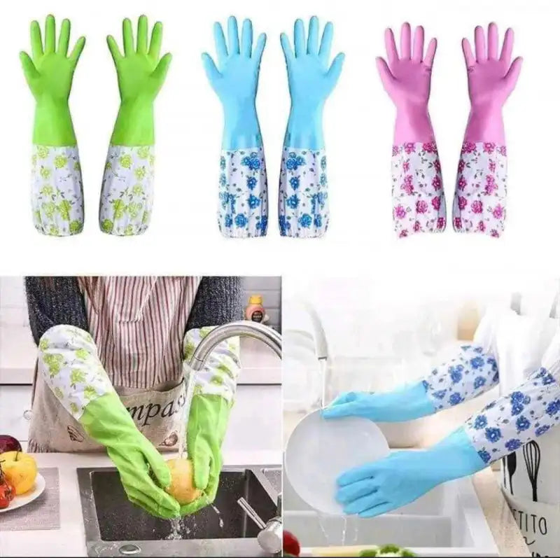 ৪ জোড়া Long Hand Gloves