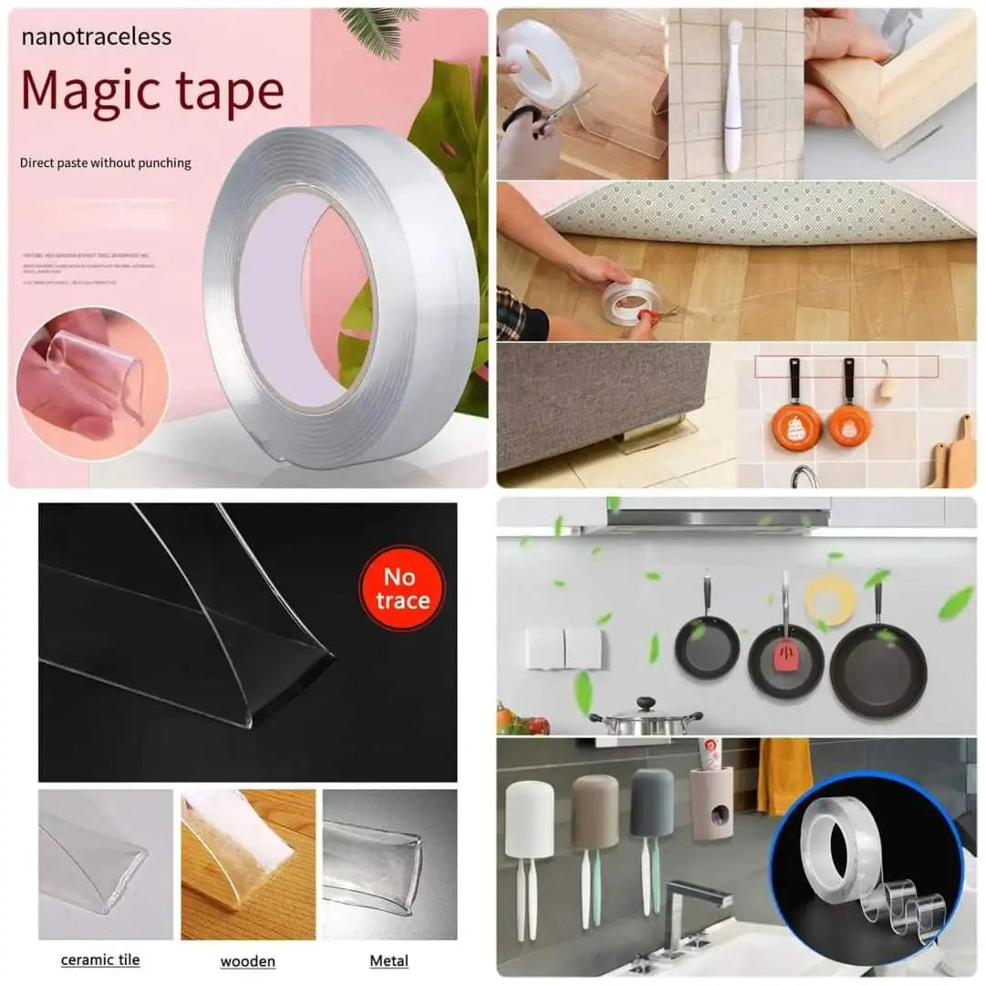 Double Sided Magic Tape – ৩ মিটার(১১৮ ইঞ্চি)