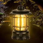 Rechargeable Retro Camping Lamp (Sea Green)