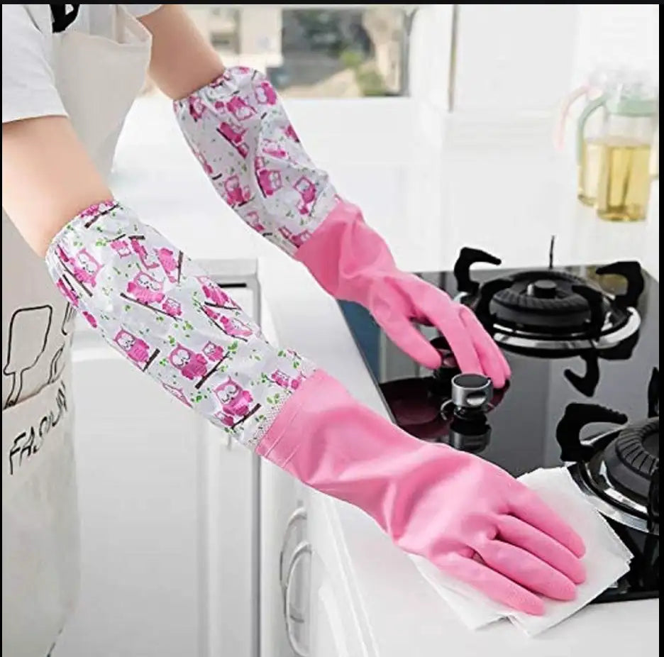 ৩ জোড়া Long Hand Gloves