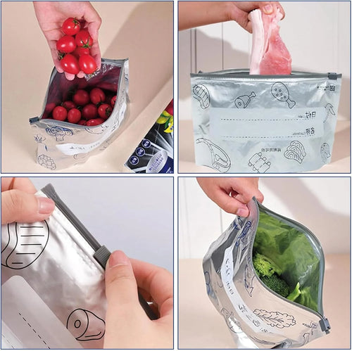 20 pcs Aluminum Foil Zip Lock Bag
