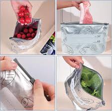 20 pcs Aluminum Foil Zip Lock Bag