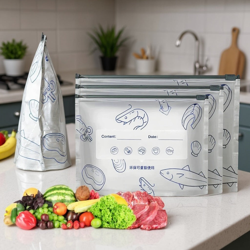 30 pcs Aluminum Foil Zip Lock Bag